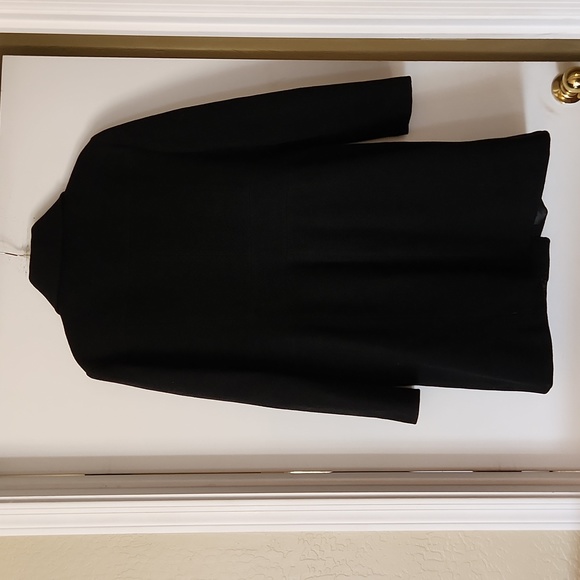 Harold's Black Trench/Pea Coat Large - Picture 3 of 7